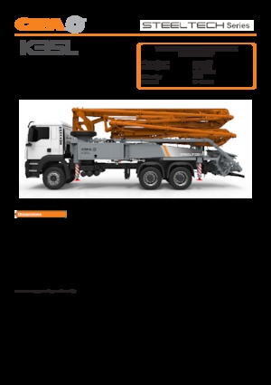 Betonske pumpe montirane na kamion CIFA K35L