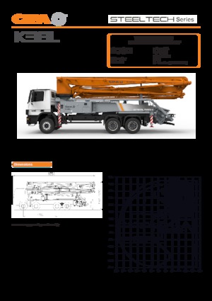 Betonske pumpe montirane na kamion CIFA K38L