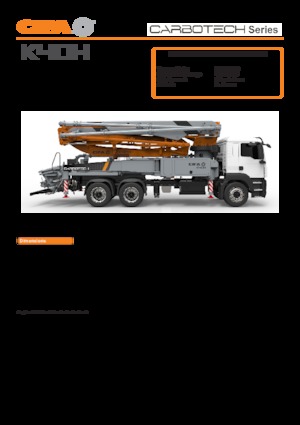 Betonske pumpe montirane na kamion CIFA K40H