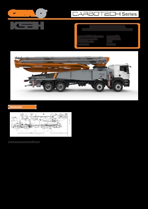 Betonske pumpe montirane na kamion CIFA K53H