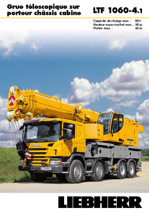 Teleskopske dizalice montirane na kamion Liebherr LTF 1060-4.1