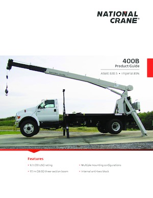 Teleskopske dizalice montirane na kamion National Crane 400B