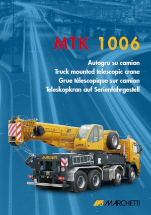 Teleskopske dizalice montirane na kamion Marchetti MTK 1006