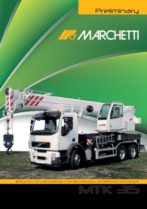 Teleskopske dizalice montirane na kamion Marchetti MTK 35
