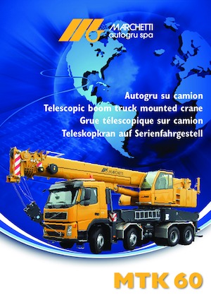 Teleskopske dizalice montirane na kamion Marchetti MTK 60