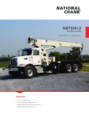 Teleskopske dizalice montirane na kamion National Crane NBT30H-2