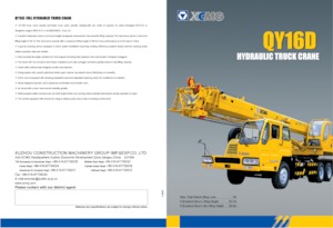 Teleskopske dizalice montirane na kamion XCMG QY16D