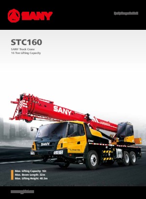 Teleskopske dizalice montirane na kamion Sany STC160