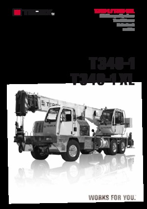 Teleskopske dizalice montirane na kamion TEREX CRANES T 340-1