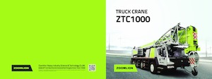 Teleskopske dizalice montirane na kamion Zoomlion ZTC1000
