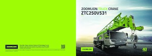 Teleskopske dizalice montirane na kamion Zoomlion ZTC250V531