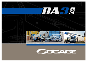 Dizala sa zglobnom granom montirana na prikolicu Socage DA 328 forSte