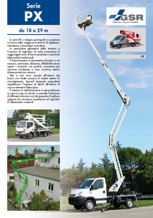 Dizala sa zglobnom granom montirana na prikolicu GSR E 180 PX Comfort