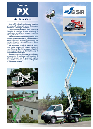 Dizala sa zglobnom granom montirana na prikolicu GSR E290PX Comfort