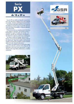 Dizala sa zglobnom granom montirana na prikolicu GSR E290PX Comfort