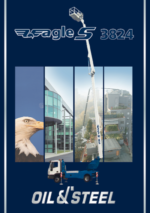 Dizala sa zglobnom granom montirana na prikolicu Oil & Steel Eagle S 3824