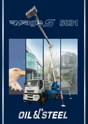 Dizala sa zglobnom granom montirana na prikolicu Oil & Steel Eagle S 5031