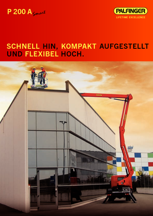 Dizala sa zglobnom granom montirana na prikolicu Palfinger P 200 A