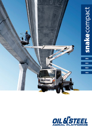 Dizala sa zglobnom granom montirana na prikolicu Oil & Steel Snake 2010 Compact RE