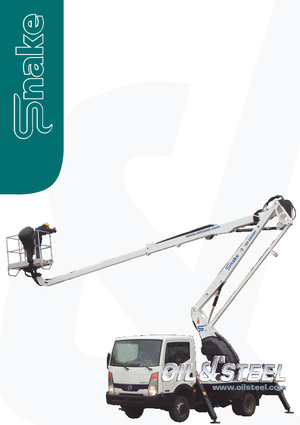 Dizala sa zglobnom granom montirana na prikolicu Oil & Steel Snake 2112 smart