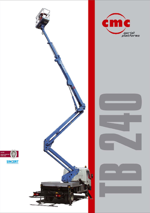 Dizala sa zglobnom granom montirana na prikolicu CMC TB240