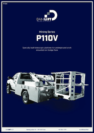 Teleskopske dizalice sa granom montirane na kamion Danilift P110V