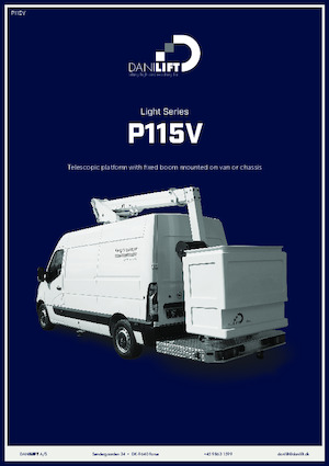Teleskopske dizalice sa granom montirane na kamion Danilift P115V