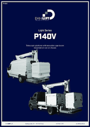 Teleskopske dizalice sa granom montirane na kamion Danilift P140V