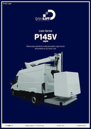 Teleskopske dizalice sa granom montirane na kamion Danilift P145V Light