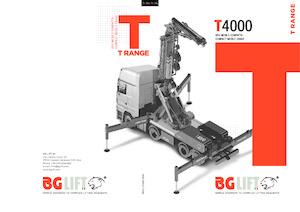 Teleskopske dizalice montirane na kamion BG Lift T 4000