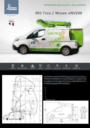 Teleskopske dizalice sa granom montirane na kamion France Elévateur 091 Fcce