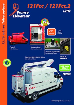 Teleskopske dizalice sa granom montirane na kamion France Elévateur 121 FCC