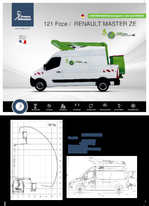 Teleskopske dizalice sa granom montirane na kamion France Elévateur 121 Fcce