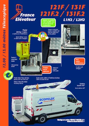 Teleskopske dizalice sa granom montirane na kamion France Elévateur 121 FT