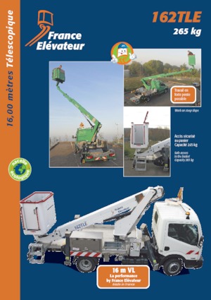 Teleskopske dizalice sa granom montirane na kamion France Elévateur 162 TLE