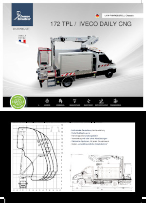 Teleskopske dizalice sa granom montirane na kamion France Elévateur 172 TPL CNG