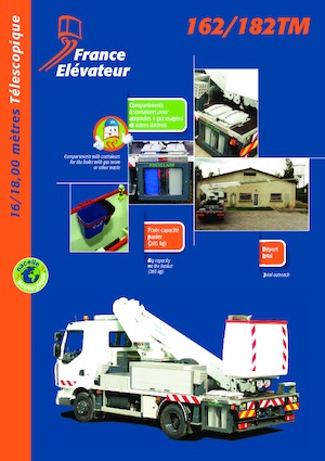 Teleskopske dizalice sa granom montirane na kamion France Elévateur 182 TM