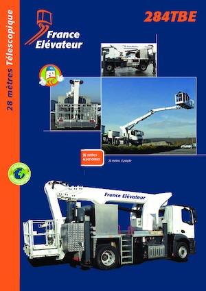 Teleskopske dizalice sa granom montirane na kamion France Elévateur 284 TBE