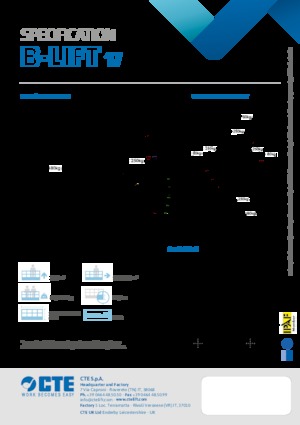 Teleskopske dizalice sa granom montirane na kamion CTE B-Lift 17