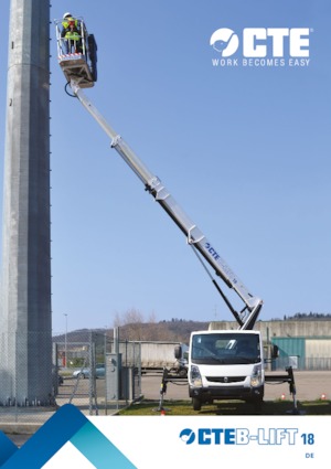Teleskopske dizalice sa granom montirane na kamion CTE B-Lift 18