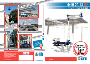 Teleskopske dizalice sa granom montirane na kamion CTE B-Lift 20.13 MP