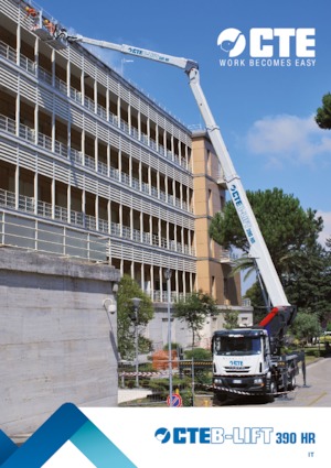 Teleskopske dizalice sa granom montirane na kamion CTE B-Lift 390 HR