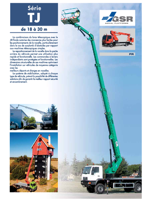 Teleskopske dizalice sa granom montirane na kamion GSR E260TJ Comfort