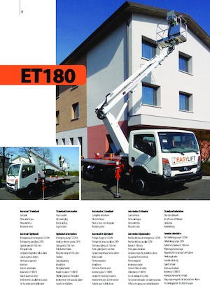 Teleskopske dizalice sa granom montirane na kamion Easy Lift ET180 