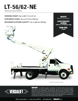 Teleskopske dizalice sa granom montirane na kamion Versalift LT 56 NE