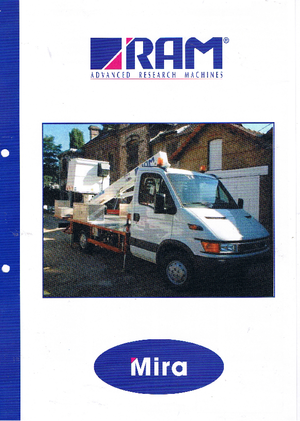 Teleskopske dizalice sa granom montirane na kamion RAM Mira 160 T