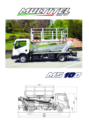 Teleskopske dizalice sa granom montirane na kamion Multitel MS 100 