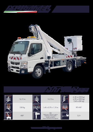 Teleskopske dizalice sa granom montirane na kamion Multitel MT 162 DS