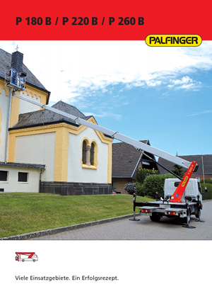 Teleskopske dizalice sa granom montirane na kamion Palfinger P 260 B