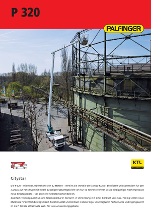 Teleskopske dizalice sa granom montirane na kamion Palfinger P 320